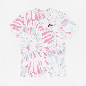 NIKE T Shirt Unisex small  Lava Tie-Dye Short Sleeve Sports Are A Trip